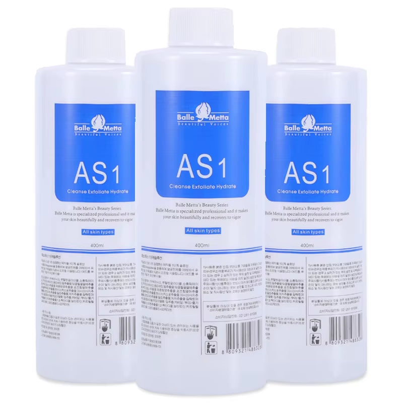 Revitalize Your Skin with 3Pcs Hydra Liquid Face Serum Set - 1200ML Aqua Peel Solution for Deep Cleaning and Hydration